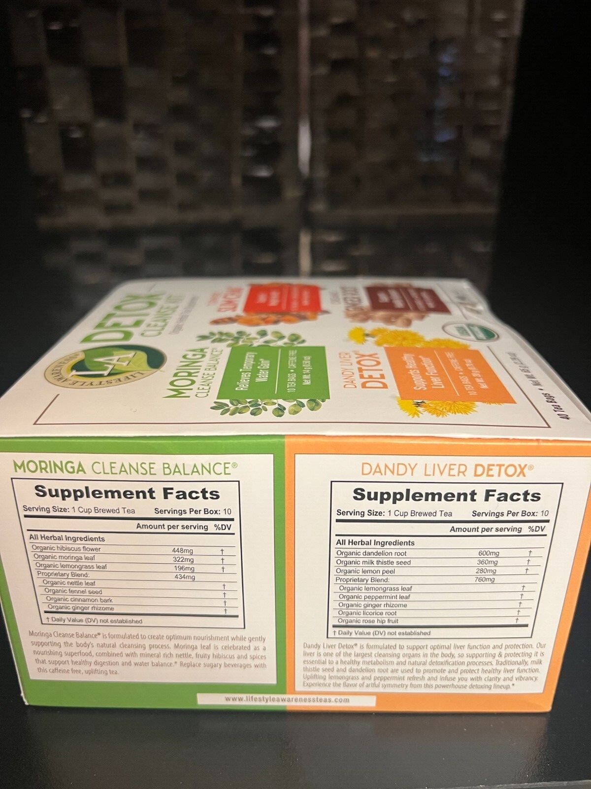 NEW! Lifestyle Awareness Detox Cleanse Kit 40 Tea Bags Herbal Teas