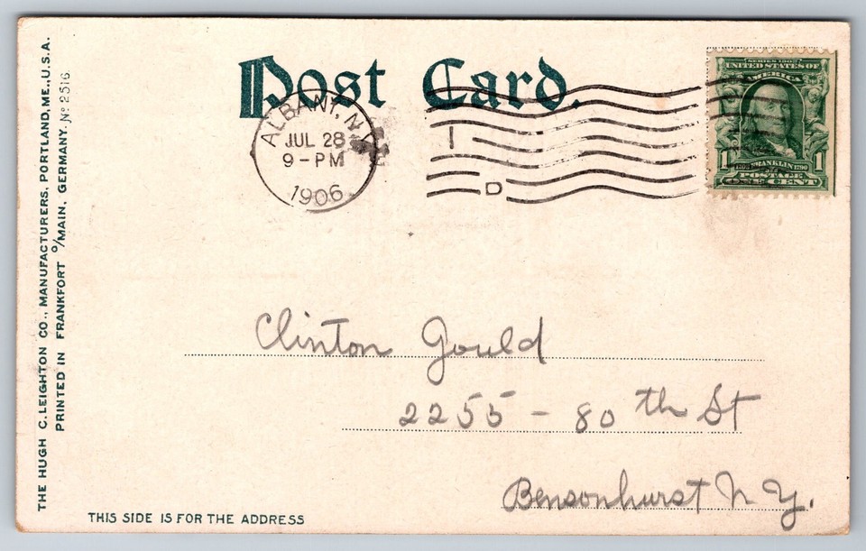 1906 Albany New York. State St. From Broadway. Vintage Postcard eBay