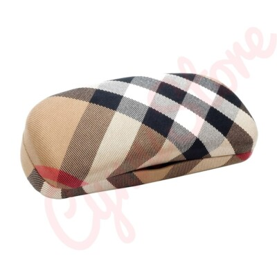 #ad Burberry Universal Plaid Large Hard Case for Sunglasses w Cleaning Cloth amp; Box $17.99
