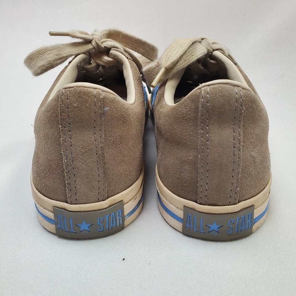 Converse All Star One Star Sneakers Womens 6.5 Leather Suede Taupe
