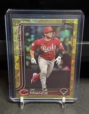 2025 Topps Series 1 Ty France Spring Training Gold /50 Reds