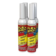 Flex Shot White 8 fl. oz. Thick Rubber Mildew Resistant Waterproof Sealant