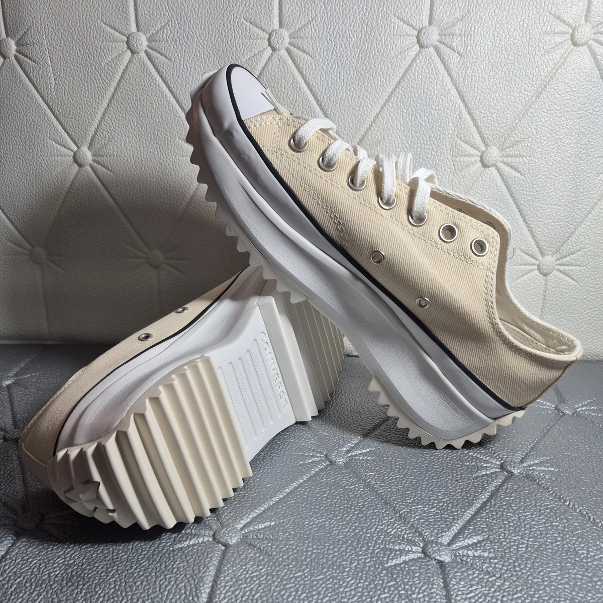 ⭐Converse Run Star Hike Hi Platform 7.5 Men\'s Shoes Sneaker Beige Purple A16188C Converse A05481C Run Star Hike Platform Unisex Seasonal  main image 3