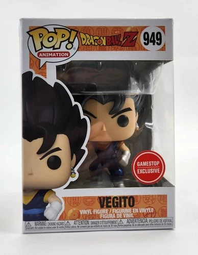 Funko POP! Animation 949 Gamestop Dragon Ball Z Vegito Metallic (w/PROTECTOR)