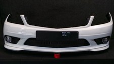 ZA-91 * Mercedes W204 C-Klasse Stoßstange AMG PDC  Vorne 149 Polarweiß Met