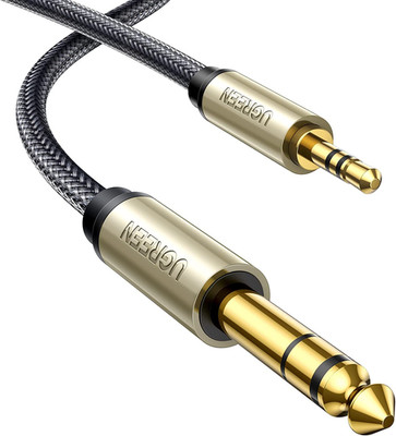 1/8 to 1/4 Stereo Cable 3.5mm TRS to 6.35mm Audio Cable Guitar to Aux Male Cord