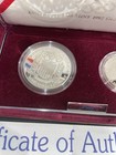 Silver 1992 U.S. Olympic Two-Coin Commemorative Proof Set. Bonus Autograph ✍️ — photo 5