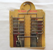 Nevco Vintage 60's Tie Rack Belt Rack Metal Hanger Japan in Original Package