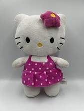 SANRIO HELLO KITTY 12 PLUSH POLKA DOT DRESS AND FLOWER INSTEAD OF BOW 2015