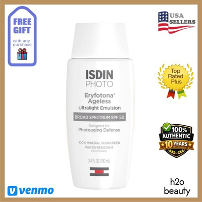 #ad ISDIN Eryfotona Ageless Broad Spectrum Tinted SPF 50 EXP 04 27 100mL *SEALED* $40.98