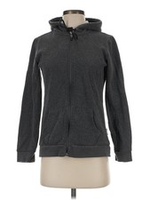 Assorted Brands Women Gray Zip Up Hoodie S