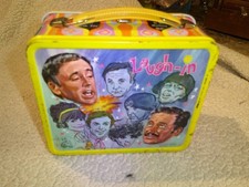 Ancienne boîte à lunch en métal Rire avec thermos 1969