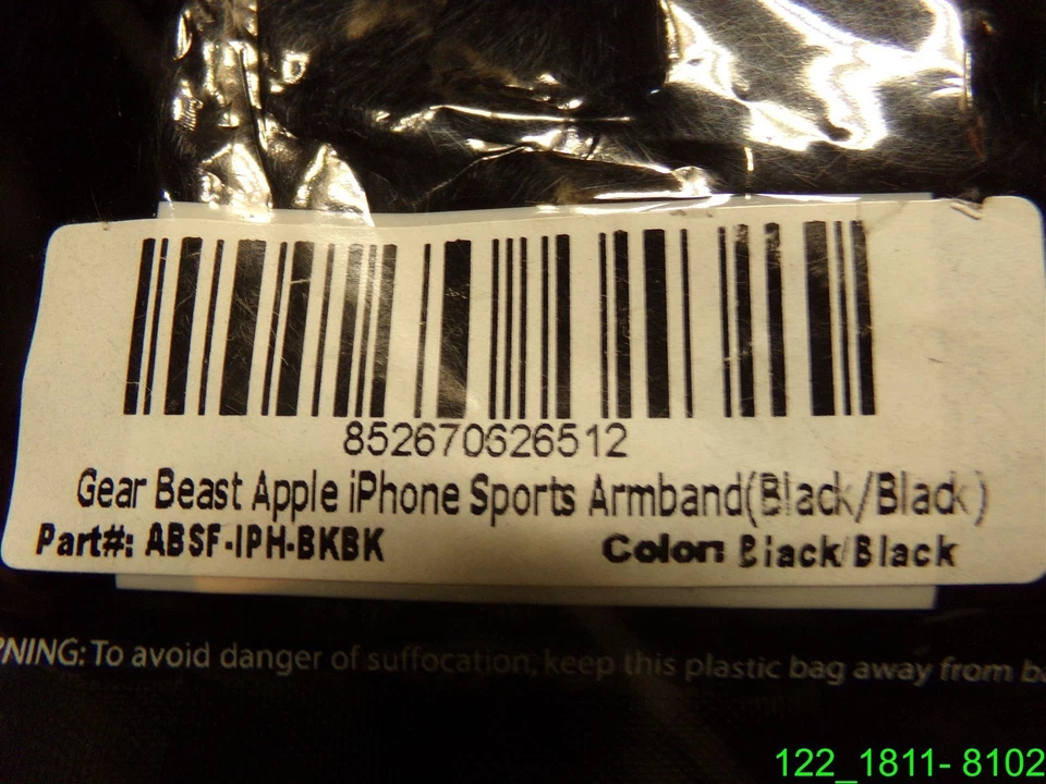 Gear Beast se adapta a iPhone Deportes Correr Brazalete Negro ABSF-IPH-BKBK Nuevo Foto 2 de 2