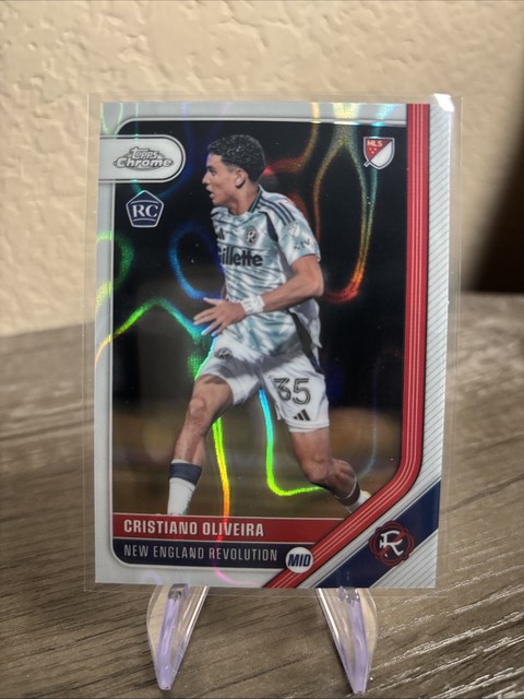 Cristiano Oliveira White Lava 2026 Topps Chrome MLS New England Revolution #33