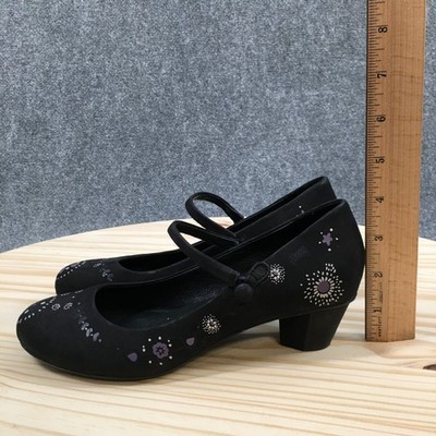 Camper Twins Shoes Womens 36 Casual Mary Jane Pumps Black Purple