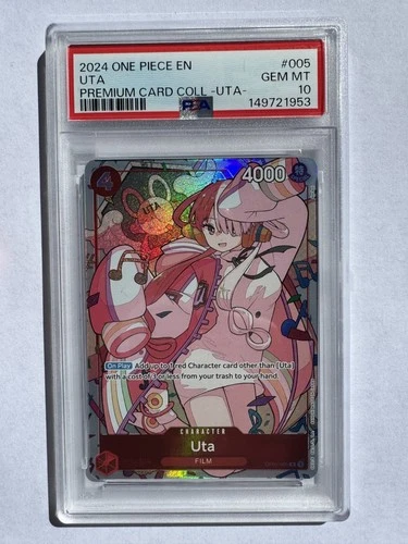 Uta Premium Card Collection OP01-005 PSA 10 One Piece English
