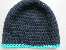 Handmade Boshi  Mütze, schwarz