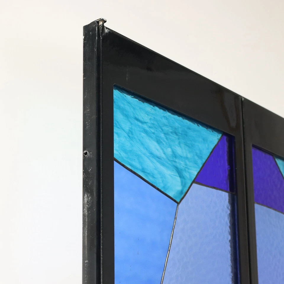 Puertas Vidrieras Antiguas Tema Abstracto Italia Siglo XX Originales Foto 4 de 4