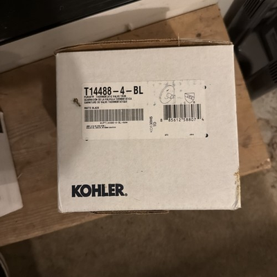 #ad Kohler T14488 4 BL Purist temperature control valve trim W lever handle M Black $230.00