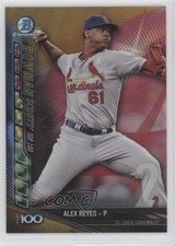 2017 Bowman Chrome Scouts Top 100 Gold Refractor 32/50 Alex Reyes #BTP-2 7e6
