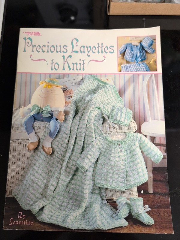 Leisure Arts Precious Layettes To Knit Knitting Book