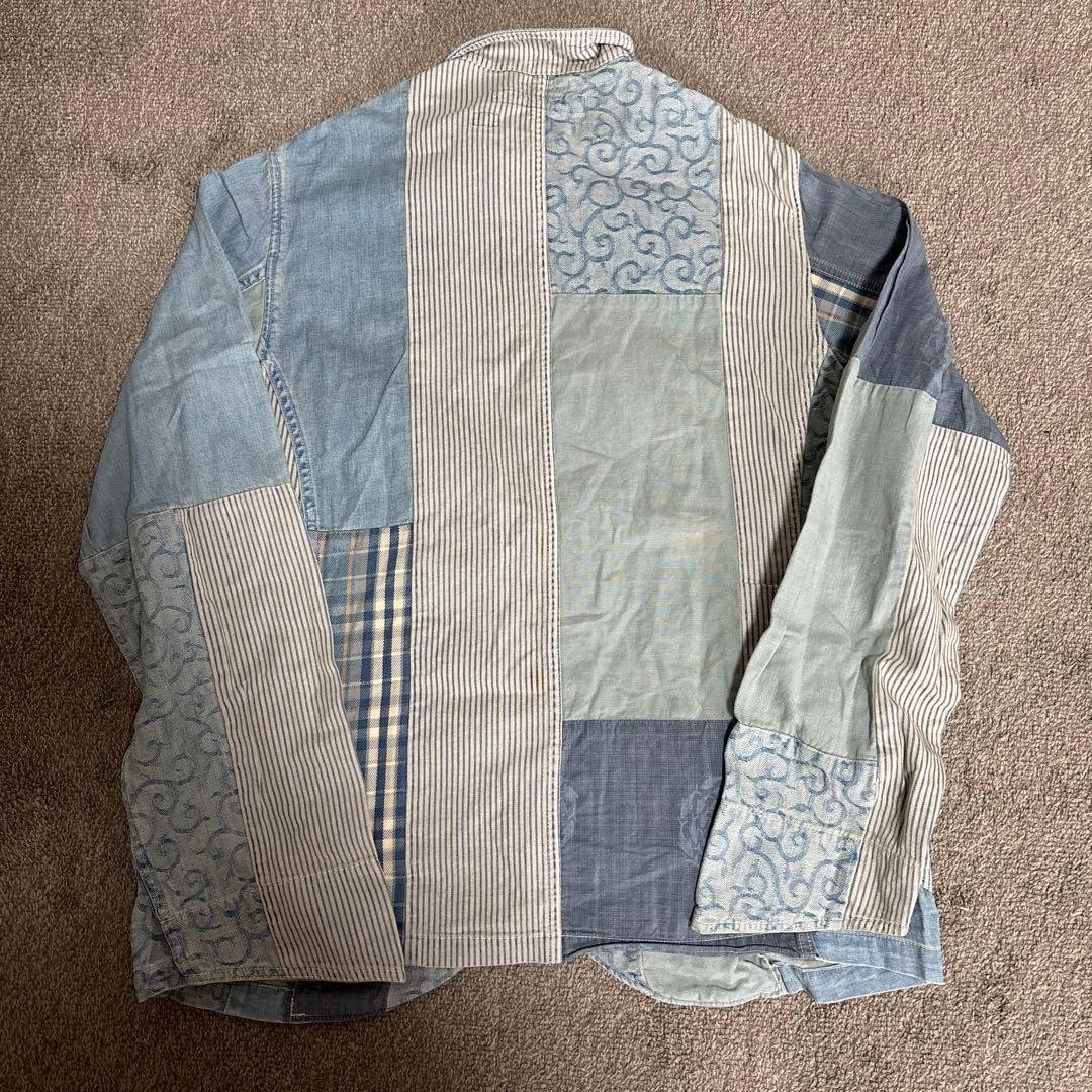 KAPITAL Patchwork Reconstructed Coverall Jacket S… - image 2