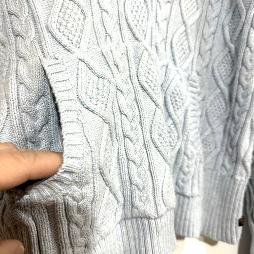 Vintage Polo Jeans 1967 Ralph Lauren Cable Knit Sweater Hoodie Woman’s XL Preppy by Ralph Lauren, Size XL, $56.99 - Photo 4