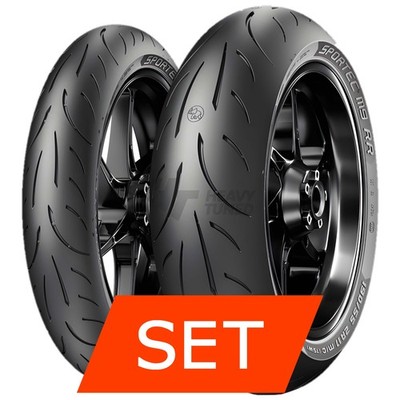 Reifenset Metzeler Sportec M9 RR für Triumph Tiger Explorer / XC 120/70 ZR19