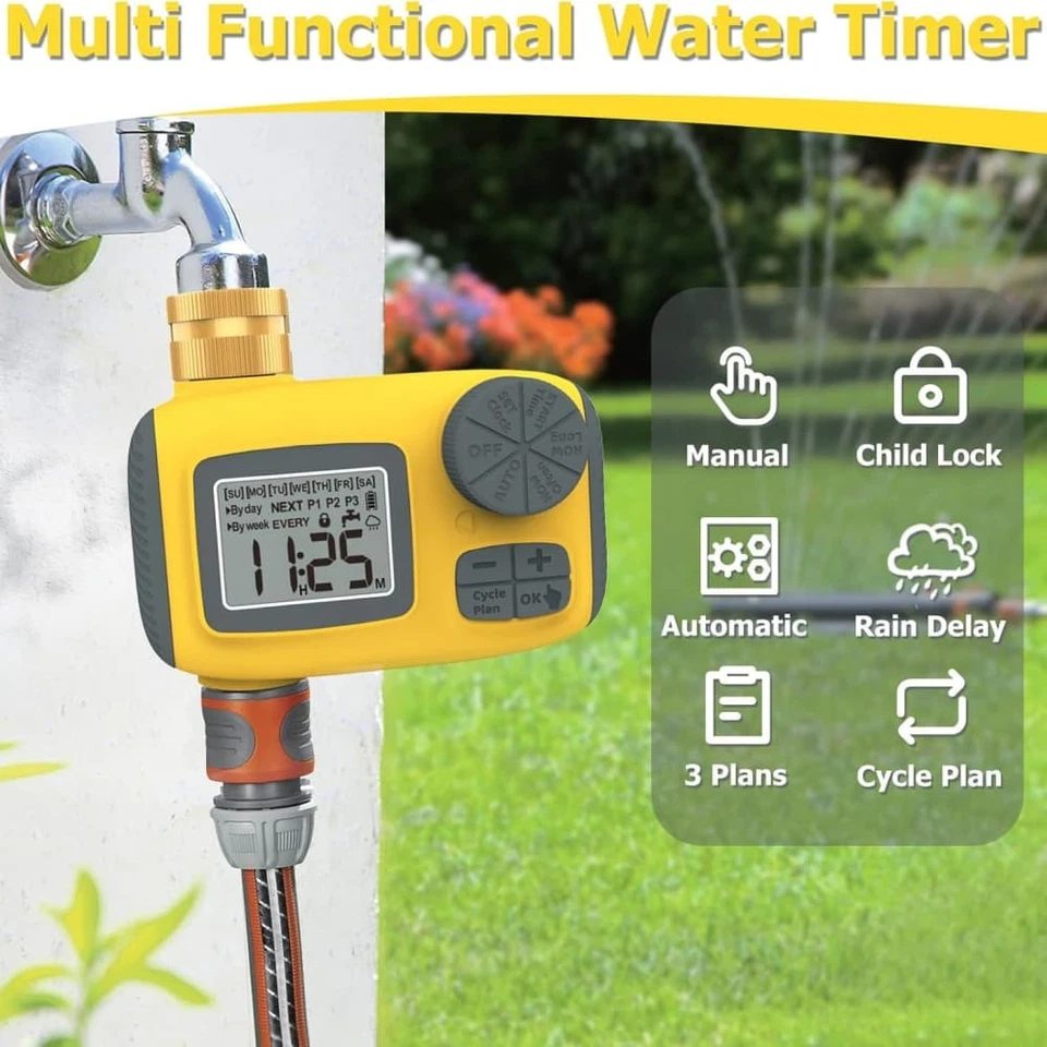 NEW Automatic Watering Timer Programming Watering System for Outdoor Garden Lawn - Image 4 of 4