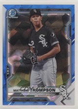 2021 Bowman Sapphire Edition Chrome Prospects Matt Thompson Matthew #BCP-74 0o6v