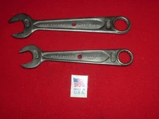 VINTAGE LOT OF 2 INDESTRO SELECT STEEL 5/8"-9/16" & 3/4"- 5/8"COMBINATION WRENCH
