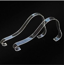  1 pair Women's Men's Clear Acrylic Plastic Shoes Display Stand Inserts