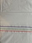 Pottery Barn Kids Ric Rac Pattern 100% Cotton Twin Flat Sheet