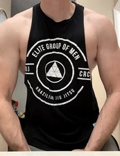 mens -   Sz XL Workout  shirt Stringer - MUSCLE CUT - Gains