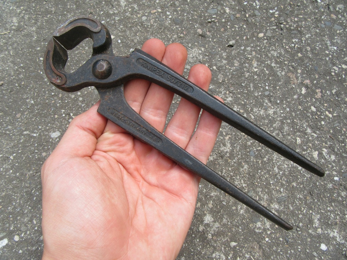 VTG OLD KNIPEX 50/210 250MM SHOEMAKER COBBLER PLIERS PINCERS