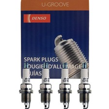 Genuine DENSO U-Groove Spark Plug Set of 4 for Chrysler/ Dodge/ Jeep