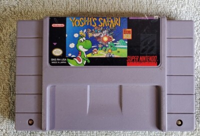   Yoshi's Safari Authentic Super Nintendo SNES 1993 Video Game   