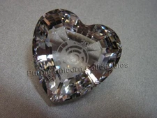Swarovski Crystal SCS 2007 Community Event Clear Heart Signed By Designer 896979