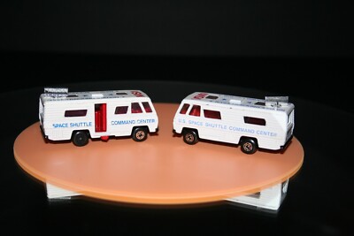 Matchbox 1980 #MN54 Tracking Vehicle - NASA Tracking Station; Lot of 2