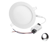Recessed Lights 6 inch 12W 6500K Round Thin Downlight With Transformer 10 Pack