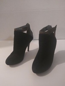 1 inch black booties