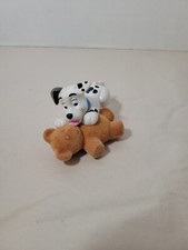 McDonalds Happy Meal Toy Disney  s 101 Dalmatians Dog Playing W/Bear Cake Topper