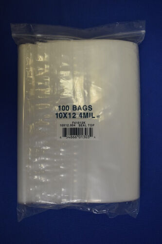Elkay Plastic Zip Seal Lock Top Reclosable Zipper 4 Mil Clear Poly Bags - Bild 20 von 30