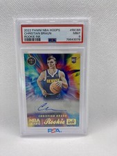 2022-23 NBA Hoops Rookie Ink #RI-CBR RC Auto CHRISTIAN BRAUN PSA 9 Mint