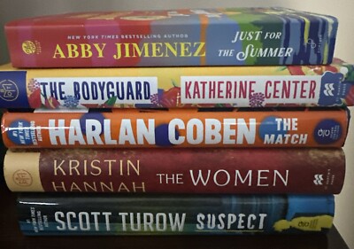 Book Lot New ~Harlan Coben~Scott Turow~Kristin Hannah~Katherine Center~Jimenez