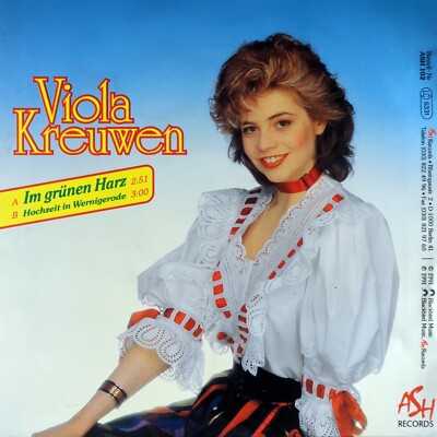 7'' VIOLA KREUWEN Im grünen Harz / Hochzeit in Wernigerode ASH 1991 NEUWERTIG!