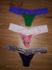  3 Hanky Panky Thong Panty Style 4911 One Size