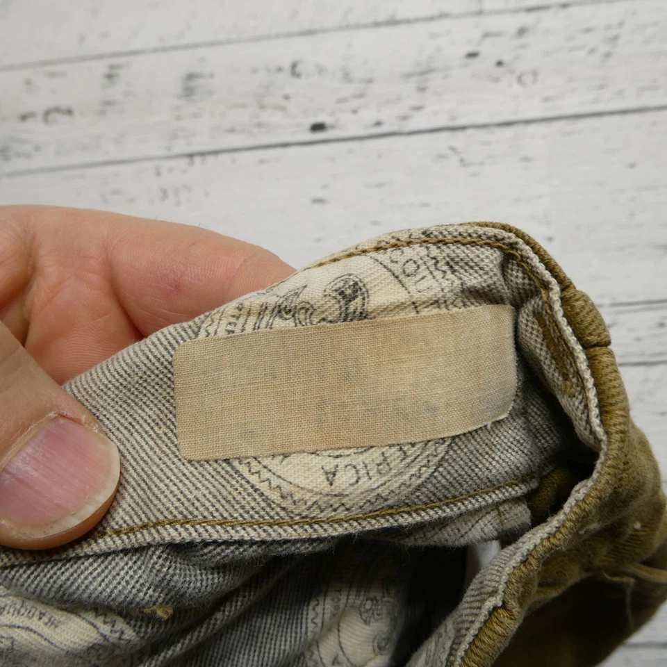 VINTAGE Boy Scouts of America Shorts Size 23 Twill Canvas Button Fly 70s - Image 3 of 4