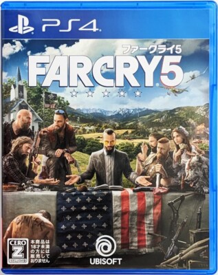 PS4 PlayStation 4 Far Cry 5 Japanese Games With Box Tested Genuine