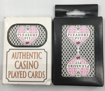 2 Planet Hollywood Pleasure Pit Cards Casino Played Las Vegas Nevada Blackjack